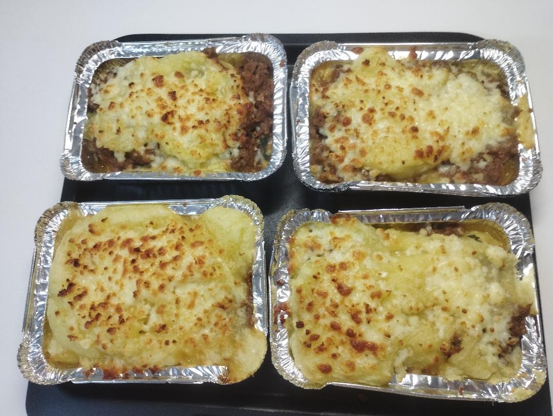 Escondidinho saudável em porções individuais